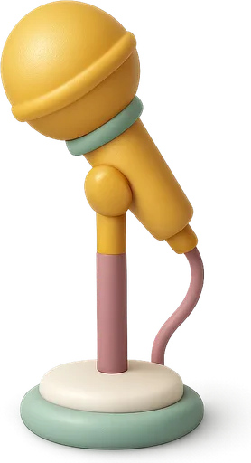 Gold Mic Stand