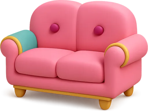 Pink Sofa